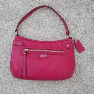 Coach Daisy Hot Pink Leather Shoulder Bag F23978 EUC
